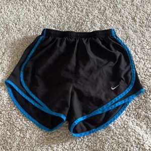 Black and blue Nike shorts